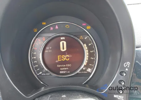 2015 Fiat 500C Pop from USA, damaged, VIN 3C3CFFDR5FT667542